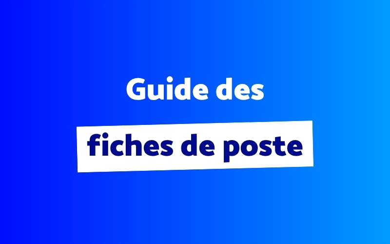 guide des fiches de poste achil
