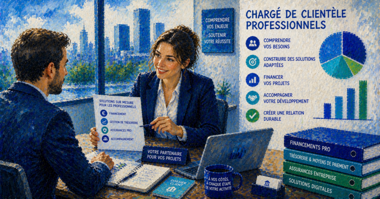 Fiche de poste – Chargé de clientèle professionnels (F/H/X)