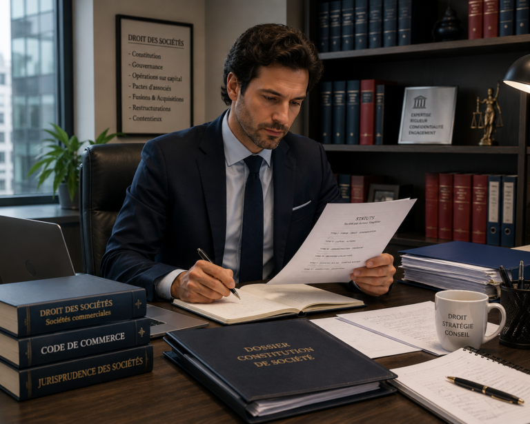 Fiche de poste – Avocat en droit des sociétés (F/H/X)