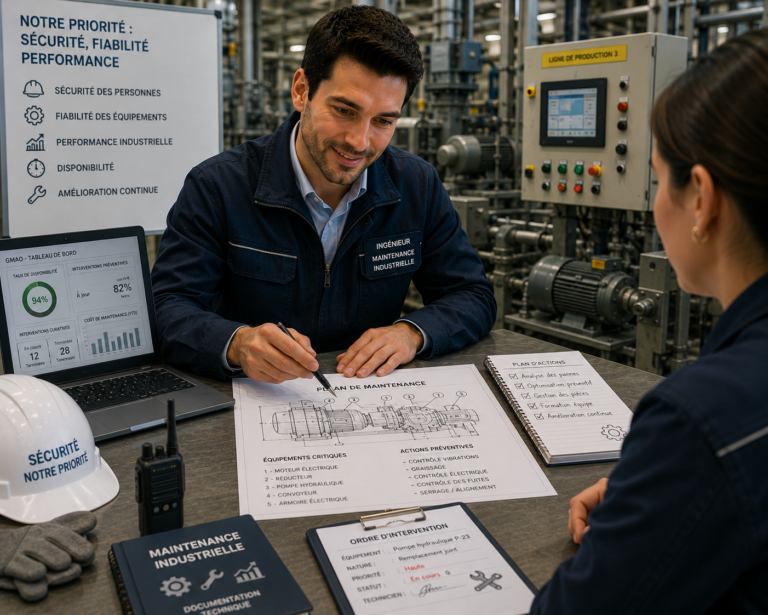 Fiche de poste – Ingénieur de maintenance industrielle (F/H/X)